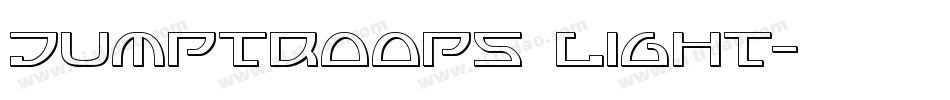 Jumptroops Light字体转换